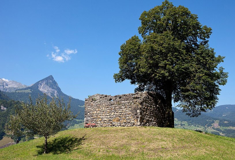 Ruins of Bernegg Castle, Hinwil, Switzerland